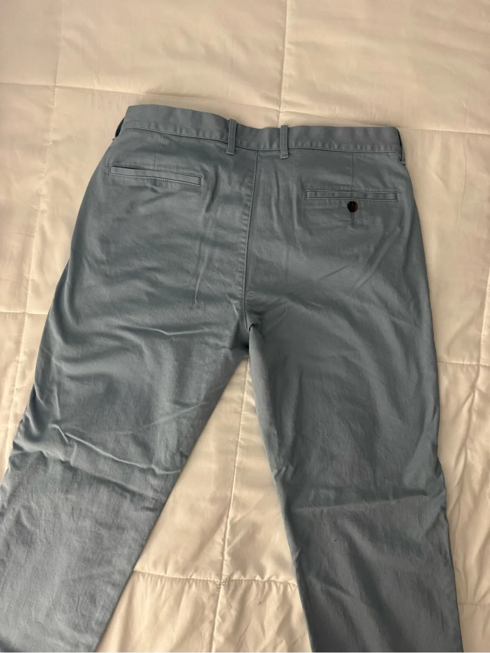 J. Crew Men’s Chinos in Dusty Light Blue